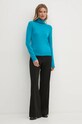 United Colors of Benetton pulover de lana 1002D2348 turcoaz AW25