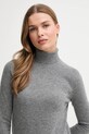 United Colors of Benetton sweter wełniany szary 1002D2348