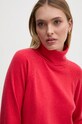 United Colors of Benetton sweter z dodatkiem wełny 1035D2551 czerwony AW25