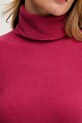 Pulover z dodatkom volne United Colors of Benetton roza 1035D2551