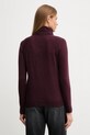 Odzież United Colors of Benetton sweter z dodatkiem wełny 1035D2551 bordowy