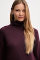 United Colors of Benetton maglione con lana granata 1035D2551