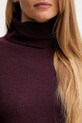 United Colors of Benetton sweter z dodatkiem wełny 1035D2551 bordowy
