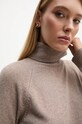 Svetr z vlněné směsi United Colors of Benetton hnědá 1035D2551