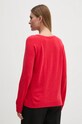 Odzież United Colors of Benetton sweter z domieszką wełny 1035D1P17 czerwony