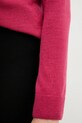 Pulover s primesjo volne United Colors of Benetton roza 1035D1P17
