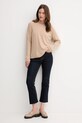 United Colors of Benetton pulover din amestec de lână 1035D1P17 bej AW25
