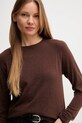 Pulover s primesjo volne United Colors of Benetton rjava 1035D1P17