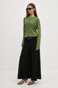 Kardigán s prímesou vlny United Colors of Benetton 1035D5012 zelená AW24