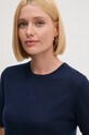 Вълнен пуловер United Colors of Benetton тъмносин 11AHD10AY