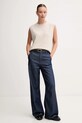 United Colors of Benetton kamizelka z dodatkiem wełny 126WD10BA beżowy AW25