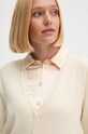 United Colors of Benetton cardigan din lana bej 1002D6879