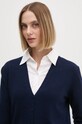 United Colors of Benetton cardigan din lana bleumarin 1002D6879