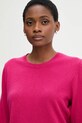 United Colors of Benetton pulover de lână roz 1002D10BG
