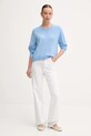 United Colors of Benetton sweter wełniany 1002D10BG niebieski AW25