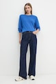 United Colors of Benetton sweter wełniany 1002D10BG niebieski AW25
