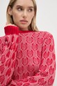 Светр з домішкою вовни United Colors of Benetton червоний 1435E10BO