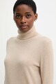 United Colors of Benetton sweter kaszmirowy beżowy 1033D202D