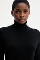 United Colors of Benetton sweter kaszmirowy czarny 1033D202D