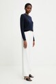United Colors of Benetton sweter kaszmirowy 1033D107P granatowy AW25
