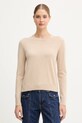 United Colors of Benetton pulover de casmir subtiri bej 1033D107P