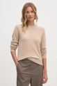 United Colors of Benetton maglione in cachemirie lana beige 1033D107P