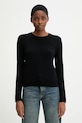 Kašmírový sveter United Colors of Benetton vlna čierna 1033D107P