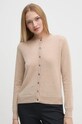 Odzież United Colors of Benetton kardigan kaszmirowy 1033D5016 beżowy