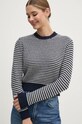 United Colors of Benetton pulover de lana bleumarin 1244E10B0