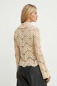 Odzież By Malene Birger kardigan bawełniany GWENEVERE. Q72363005 beżowy