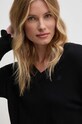 Dkny sweter z domieszką wełny czarny D2G4A151