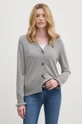 Dkny cardigan con aggiunta di lana misto lana grigio D2G4A150