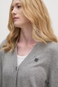Кардиган с примесью шерсти Dkny серый D2G4A150