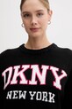 Dkny pulóver fekete DJ4R0362