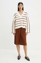 Свитер Gestuz 10909268 бежевый AW24