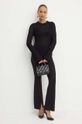 MICHAEL Michael Kors sweter wełniany MT460YCF2G czarny AW24