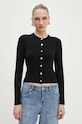 Vlnený kardigán MICHAEL Michael Kors čierna MT460Y94VR
