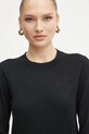 Armani Exchange sweter wełniany czarny 6DYM1J.YME3Z