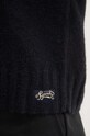 Svetr z vlněné směsi Superdry W6110567A.THG černá