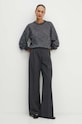 Marella sweter z domieszką wełny 2423946034200 szary AW24