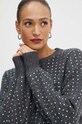 Marella sweter z domieszką wełny 2423946034200 szary