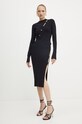 Светр Versace Jeans Couture 77HAFMB3.CM61H чорний AW24