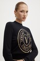 Vlnený sveter Versace Jeans Couture čierna 77HAFM21.CM45H