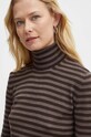 Шерстяной свитер Max Mara Leisure коричневый 2426366098600
