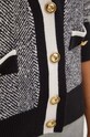 Luisa Spagnoli cardigan in lana MALTE 58393 grigio