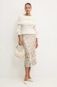 Luisa Spagnoli pulover de lana CONVOGLIO 58526 bej AW24
