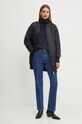 Μάλλινο πουλόβερ Weekend Max Mara 2425366082600 σκούρο μπλε AW24