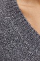 Свитер с примесью шерсти Weekend Max Mara 2425366102600 серый