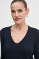 Светр з домішкою вовни United Colors of Benetton темно-синій 1281E4029