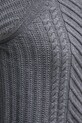 United Colors of Benetton sweter wełniany 142ND10CA szary